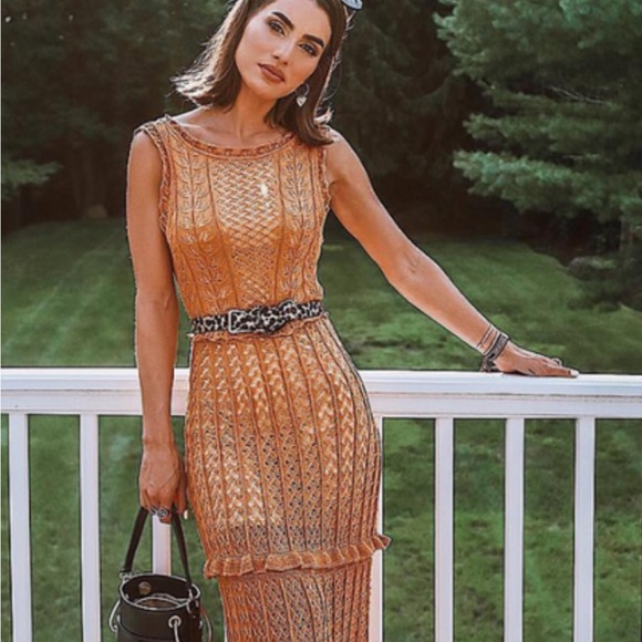 Michael Kors calf hair and gold brand new belt. - Picture 11 of 15